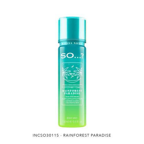 so...? bossa nova - rainforest paradise testpermet - 150ml